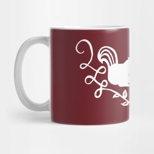 Squirrel Love: Folk Art Mug